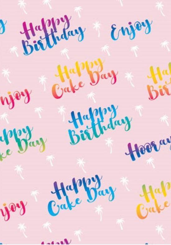 Happy Birthday Printable Gift Wrap Personalised Happy Birthday
