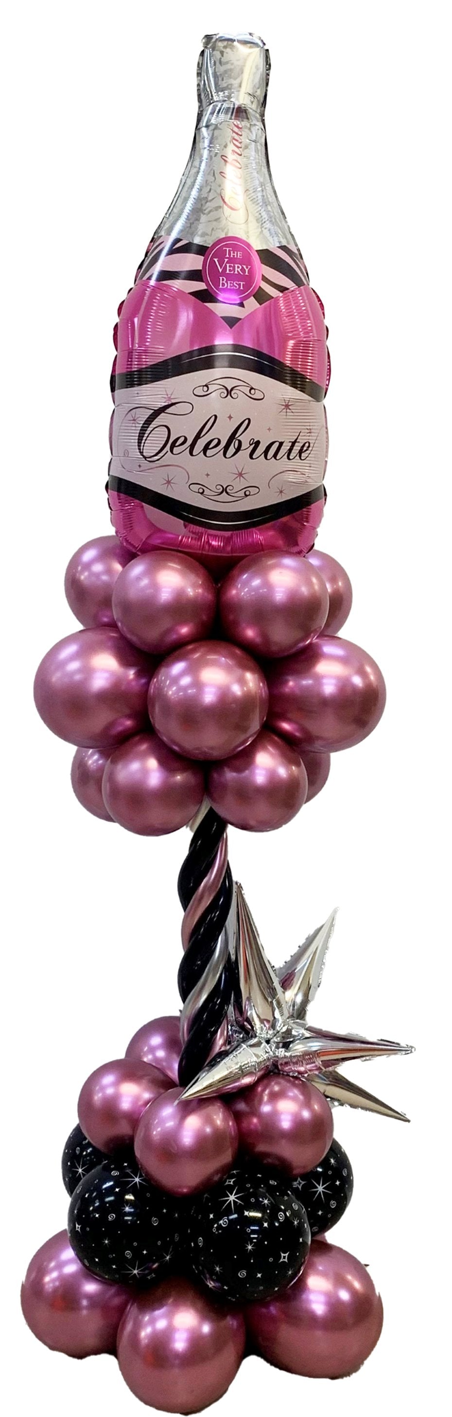 Balloon Décor Party Pole Champage Celebration