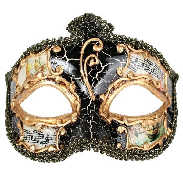 Mask Salvatore Black And Gold