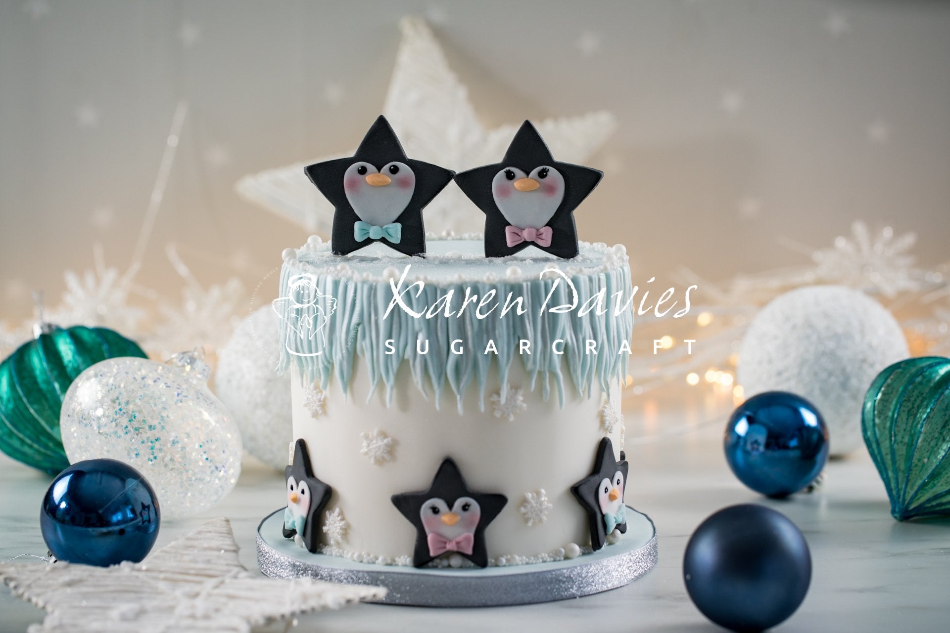 Mould Christmas Star Penguin Karen Davies- Last Chance