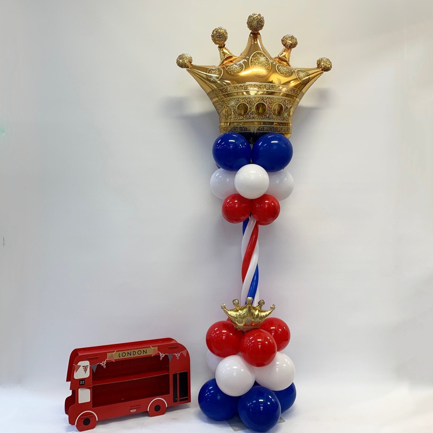 Balloon Décor Party Pole Royal Coronation