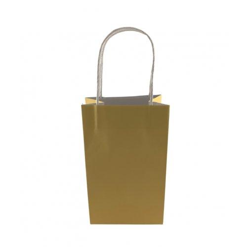 Party Loot Bag Paper Pastel Lemon Yellow Pk/5