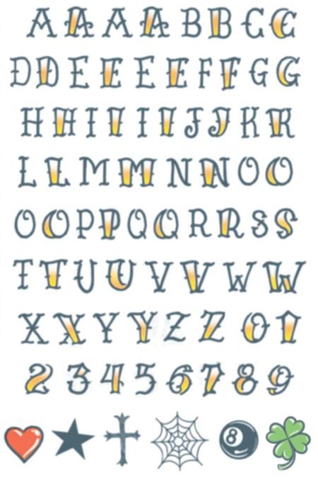 Temporary Tattoo Fx Costume Kit Knuckles