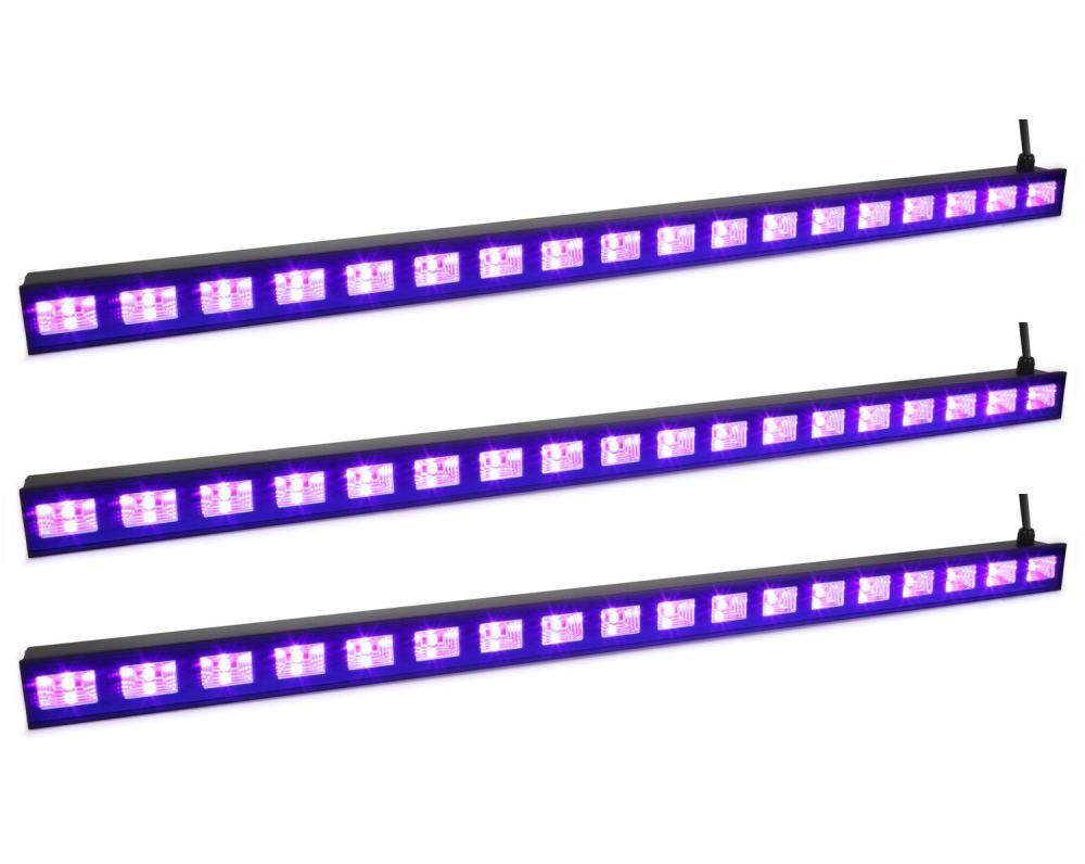 Uv Black Light Set Of 3 Hire