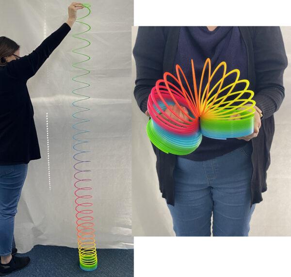 Novelty Jumbo Rainbow Spring 13.5cm