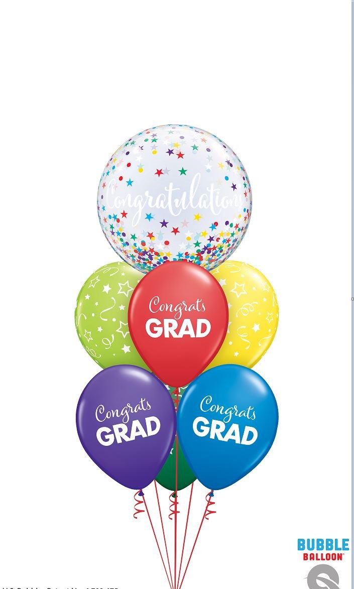 Balloon Bouquet Congrates Bubble