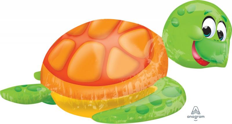 Balloon Foil Shape Silly Sea Turtle