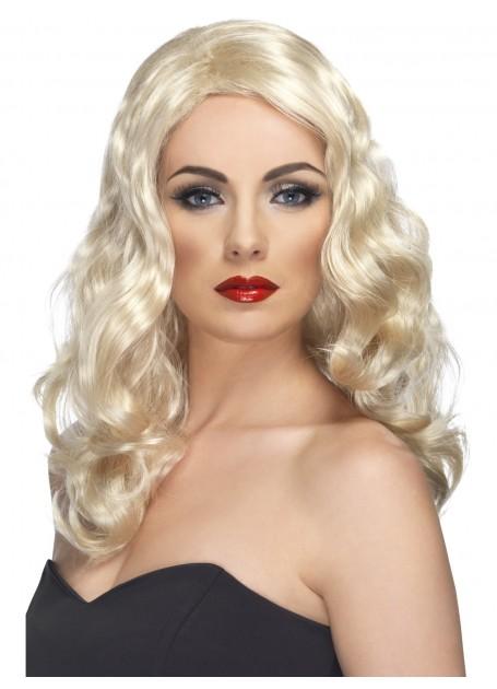 Wig Blonde Glamorous Long And Wavy