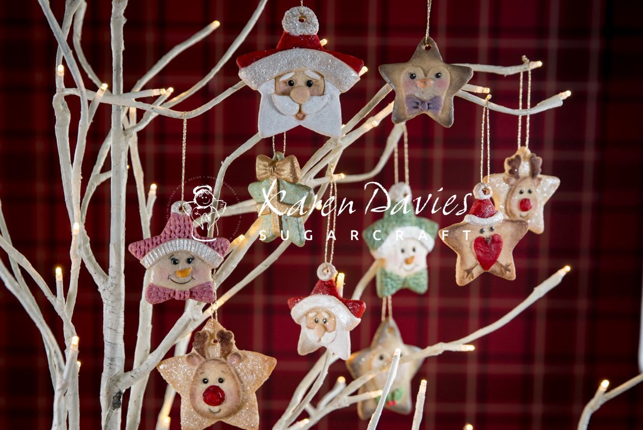 Mould Christmas Star Snowman Karen Davies- Last Chance