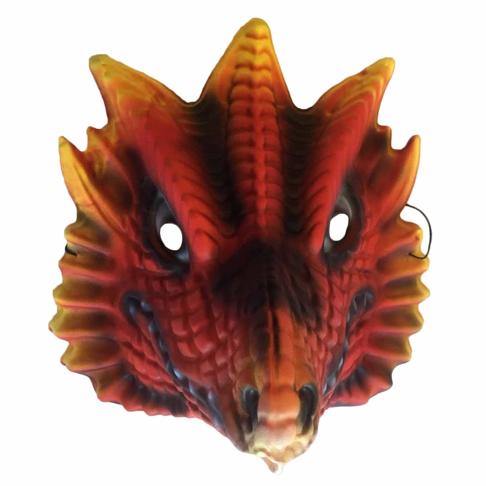 Animal Costume Mask Dragon EVA Red