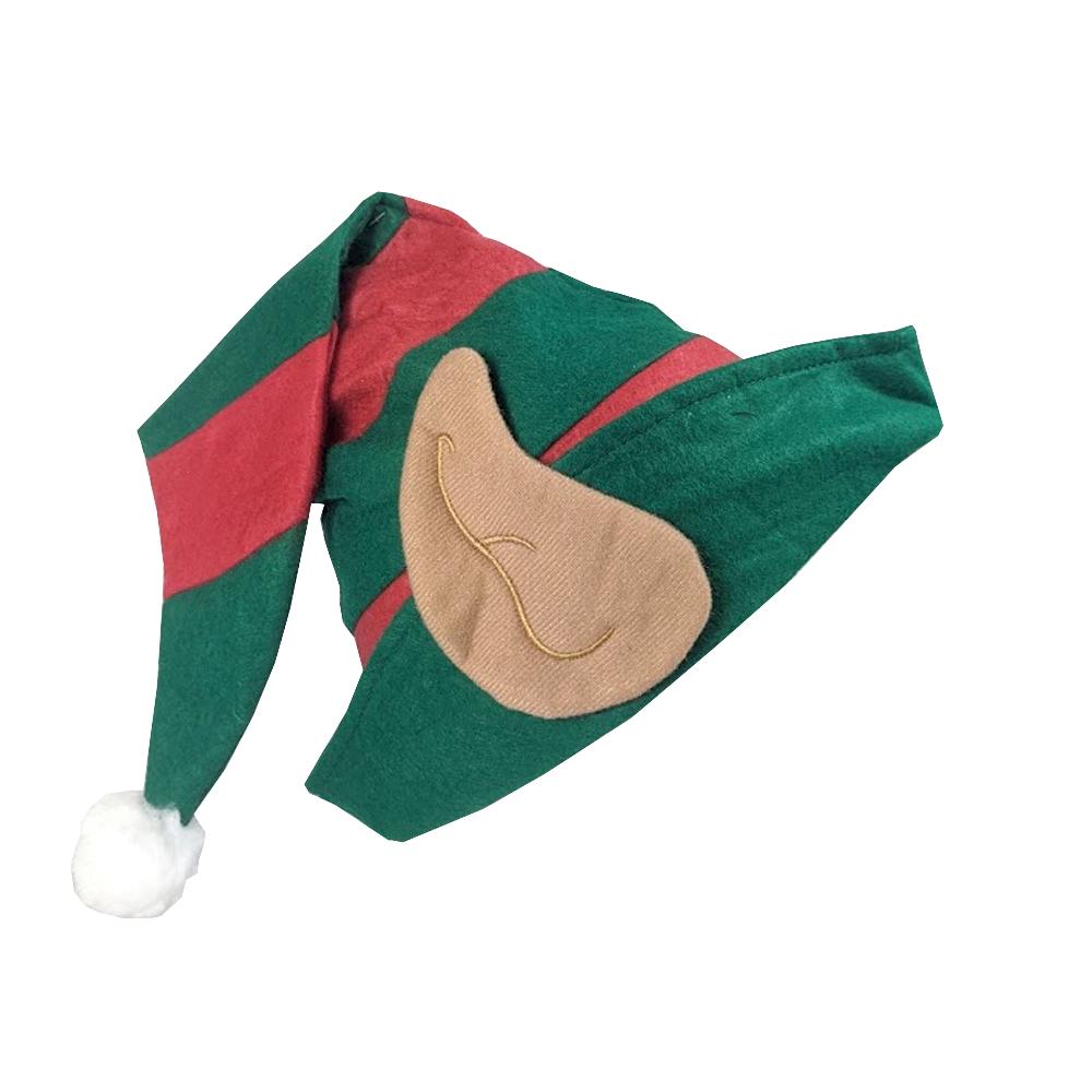 Hat Elf With Ears Red/Green Christmas/Xmas