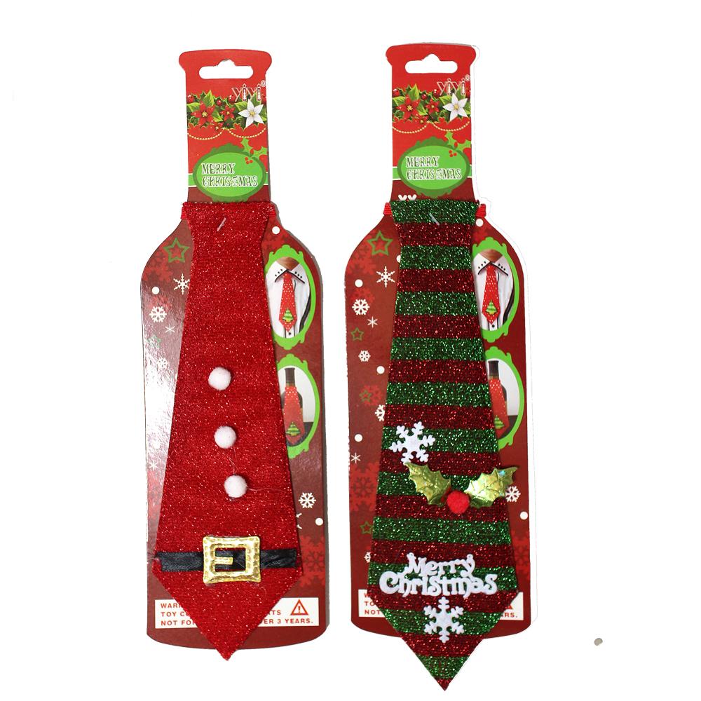 Tie Christmas Glitter Assorted Designs Each