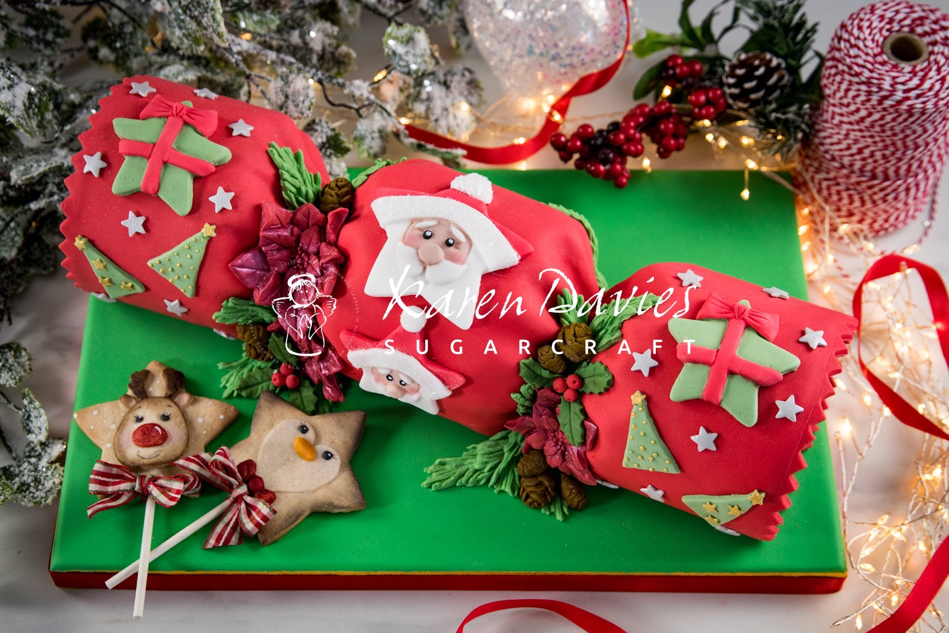 Mould Christmas Star Santa Karen Davies- Last Chance