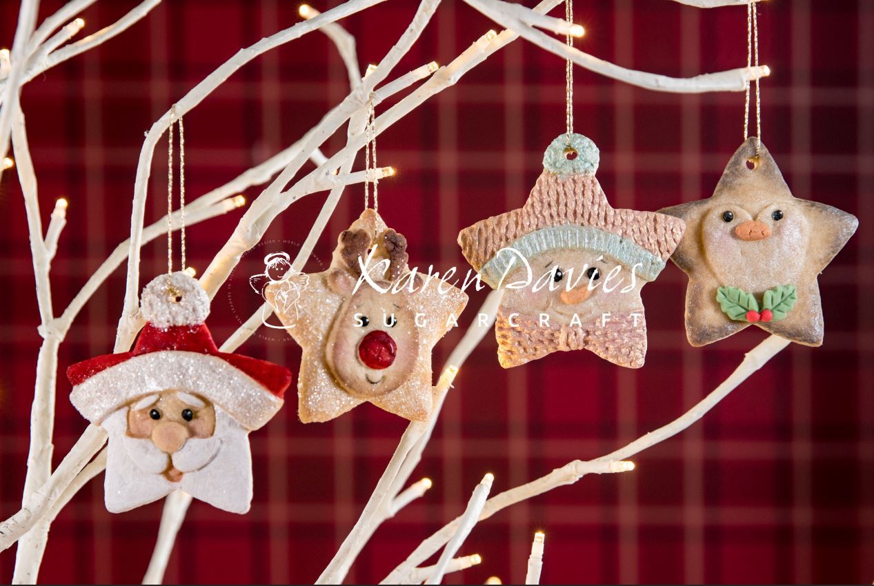 Mould Christmas Star Snowman Karen Davies- Last Chance