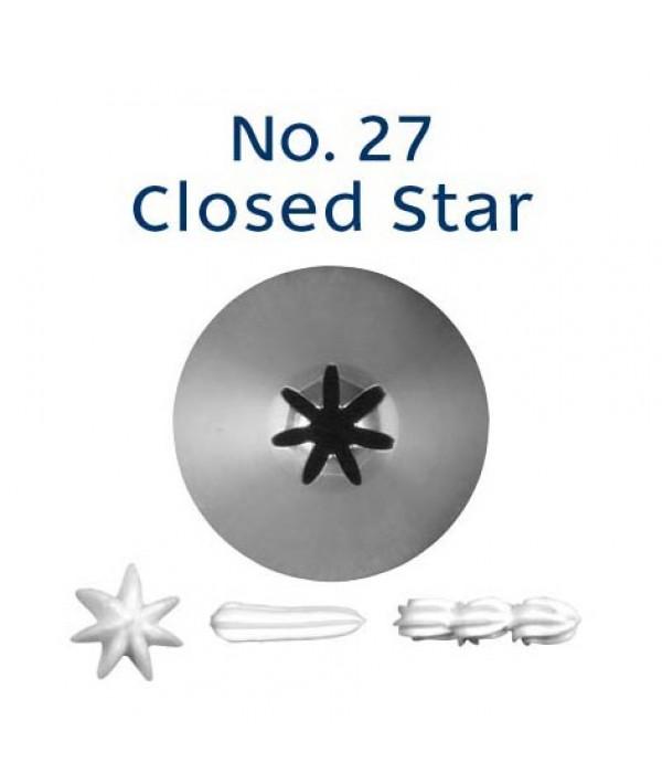 Icing Tip Closed Star No 27