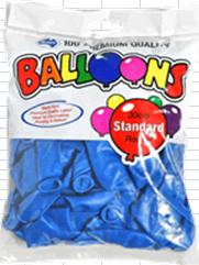 Latex Balloons 30 Cm Blue Pk/100 Budget