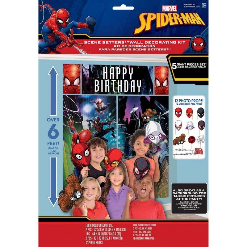 Scene Setter Spiderman Webbed Wonder With Props