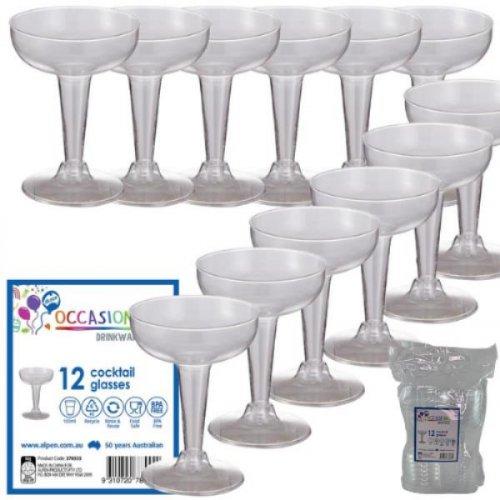 Plastic Cocktail Glass 100ml Pk/12