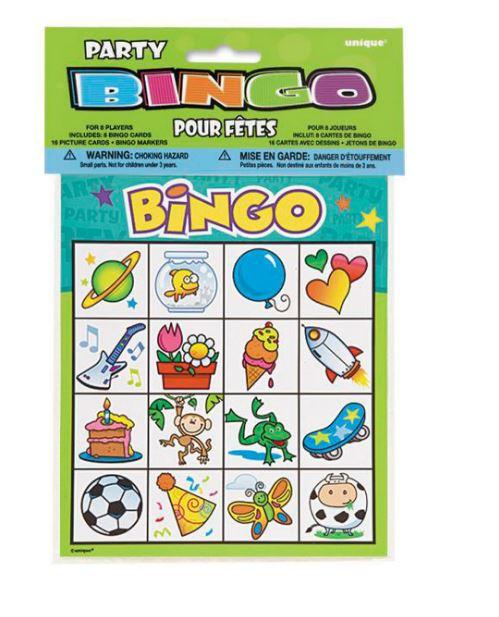 Party Game Bingo For 8 Players