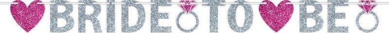 Banner Bride To Be Glittered 3.6m