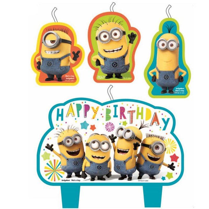Despicable Me Candle Set Pk/4