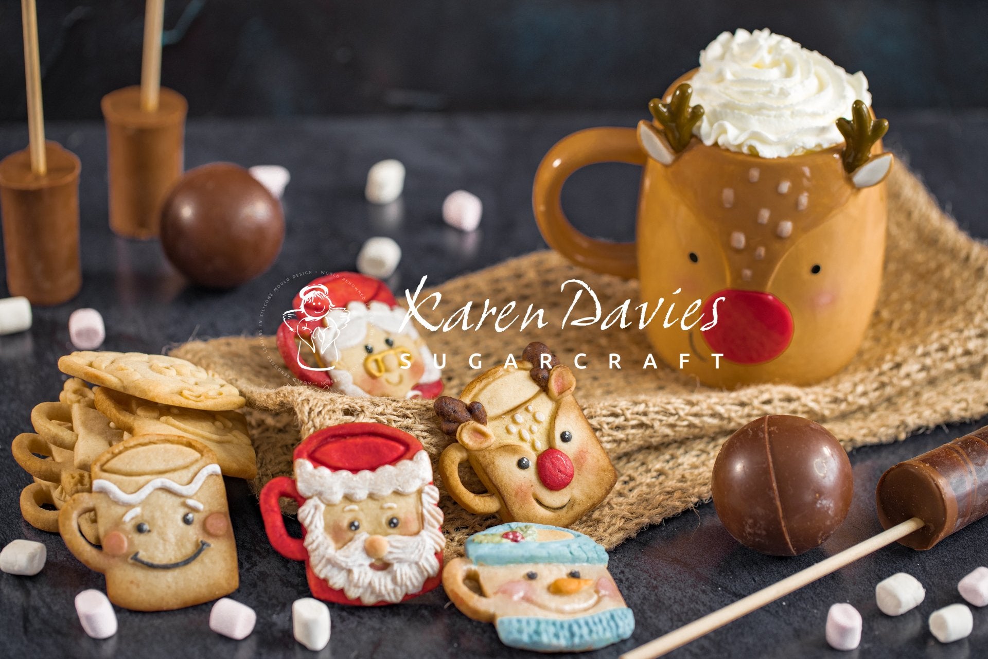 Mould Festive Mugs Karen Davies- Last Chance