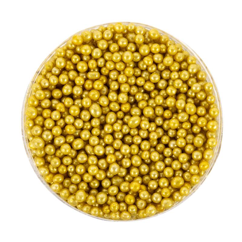 Cachous Gold 2mm 85g Sprinks