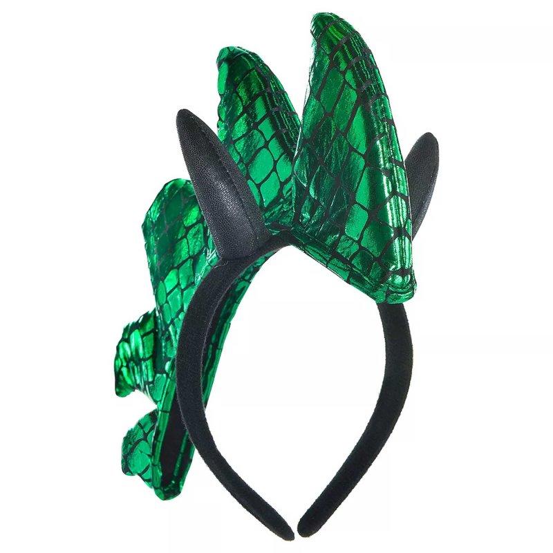 Headband Dragon Spikes Mythical Creatures Green Animal