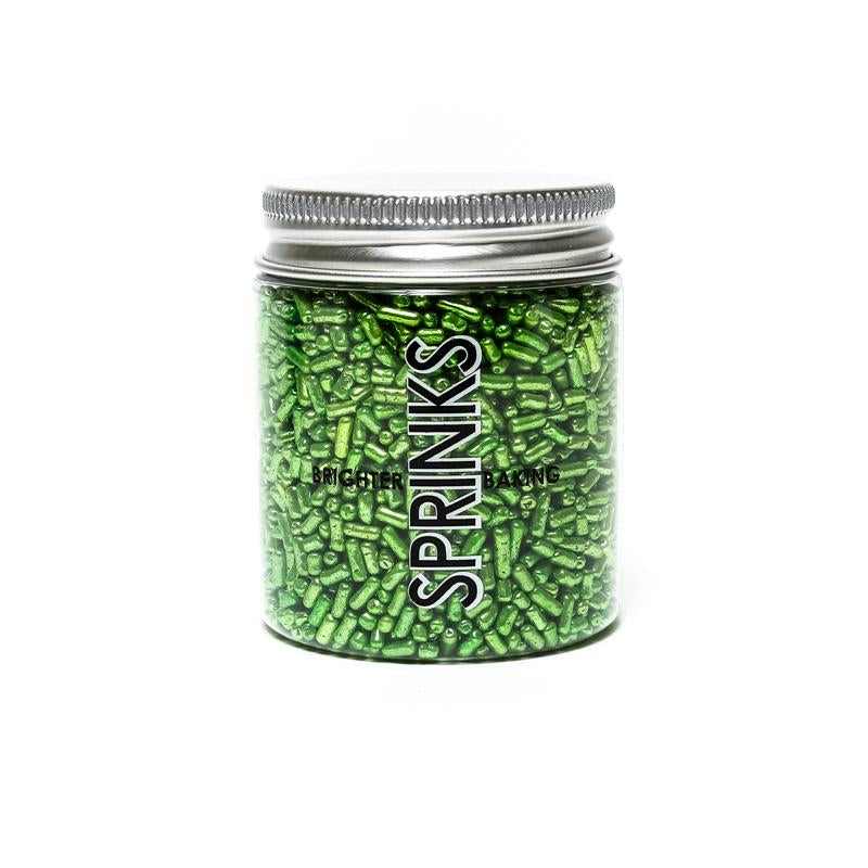 Jimmies Metallic Green 85g Sprinks