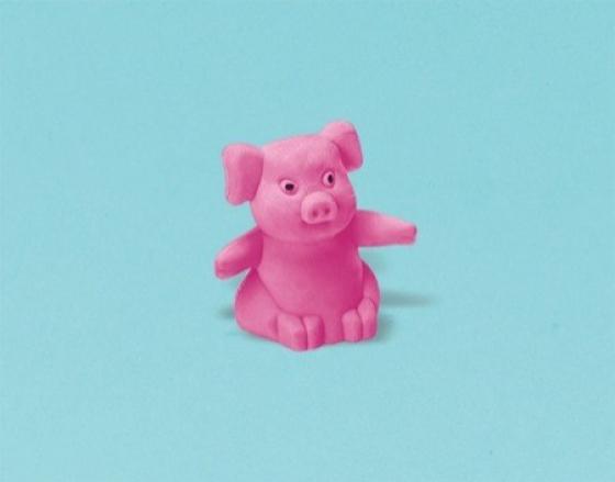 Value Favours Pig Erasers Pk/8
