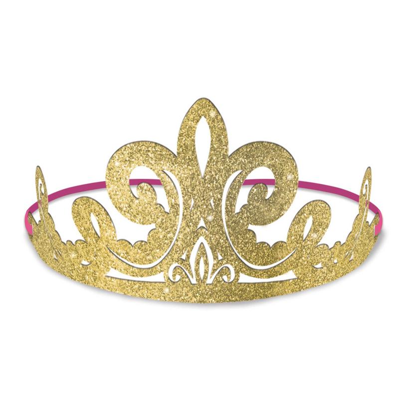 Disney Princess Once Upon A Time Glittered Tiaras Pk/8