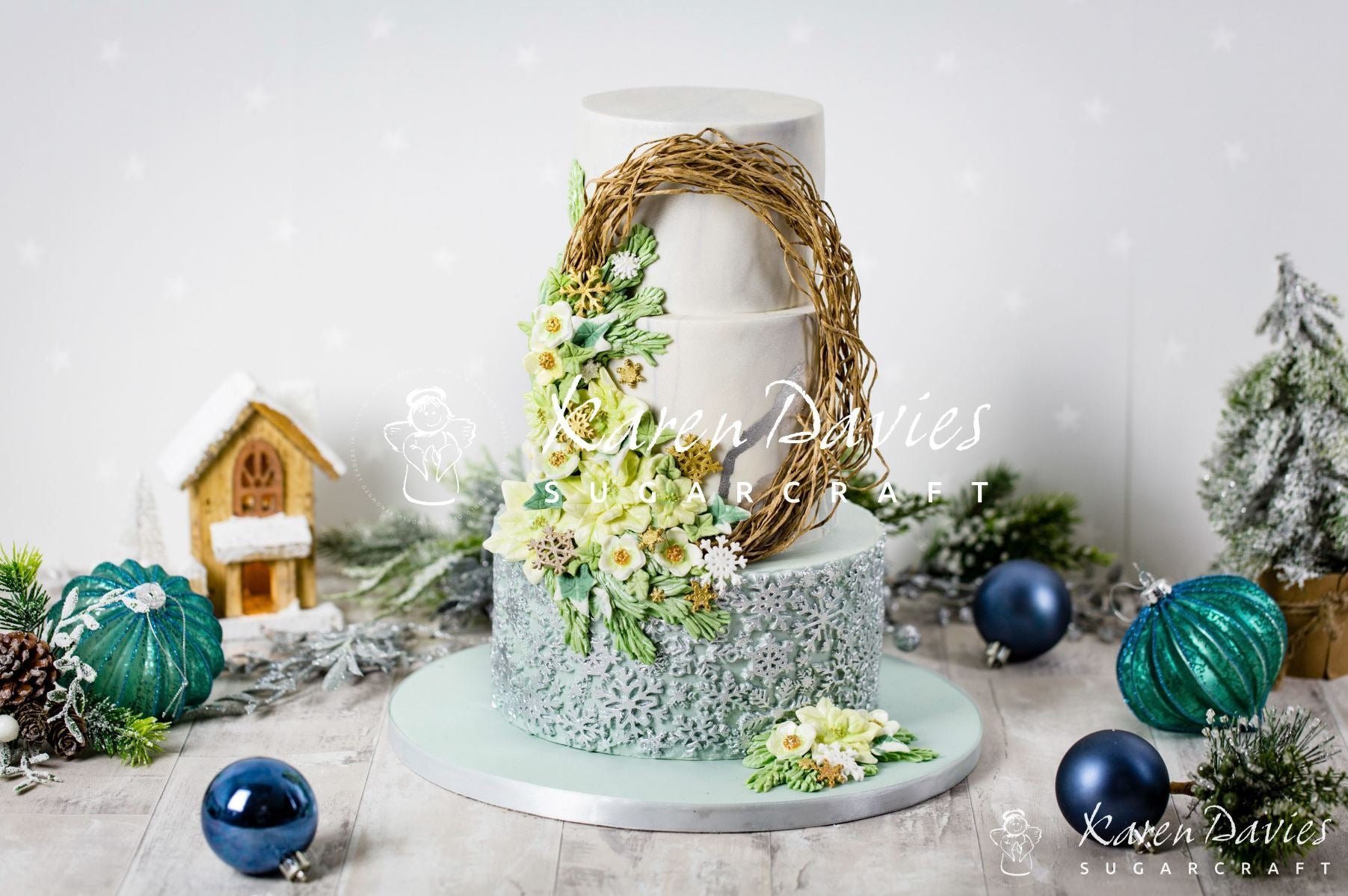 Mould Winter Wreath Karen Davies- Last Chance