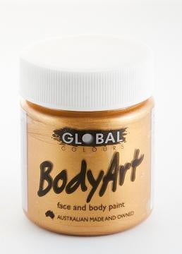 Face Paint Gold Metallic 45ml Tub