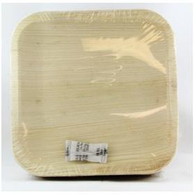 Eco Plate Palm Leaf Square 20cm Pk/25 Eco Friendly