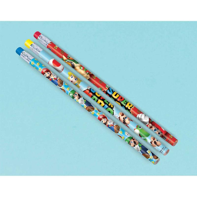 Super Mario Brothers Pencils Pk/12