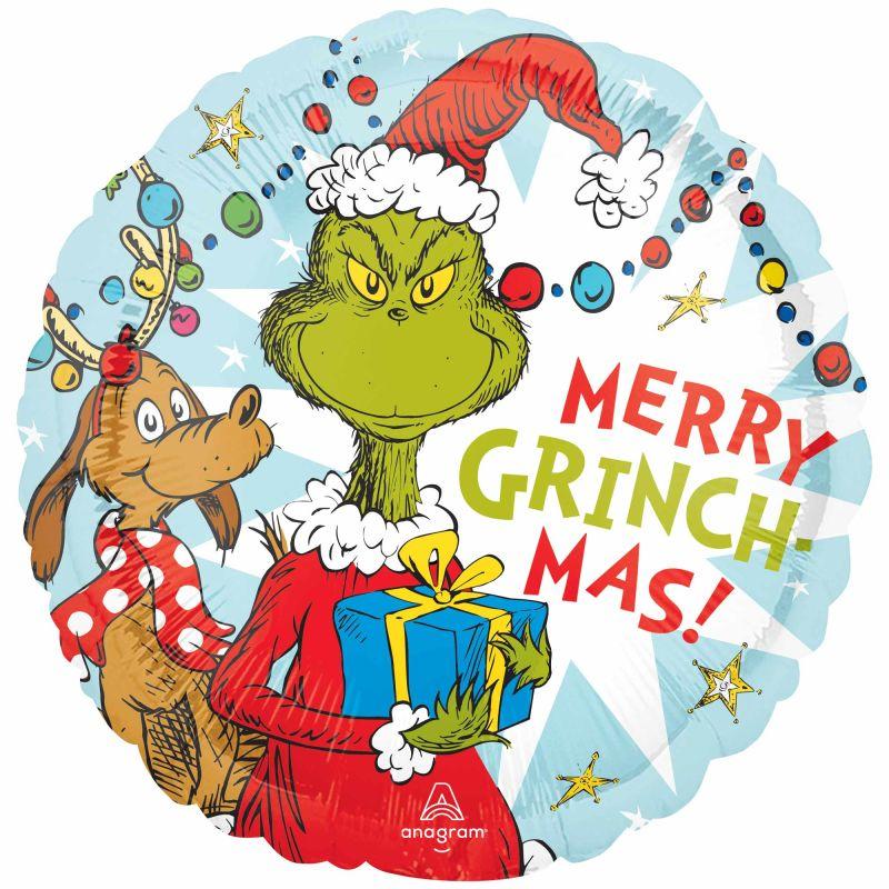 Balloon Foil 45cm The Grinch Merry Grinch-Mas (Christmas/Xmas)