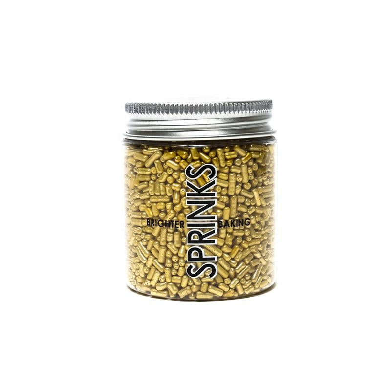 Jimmies Metallic Gold 85g Sprinks