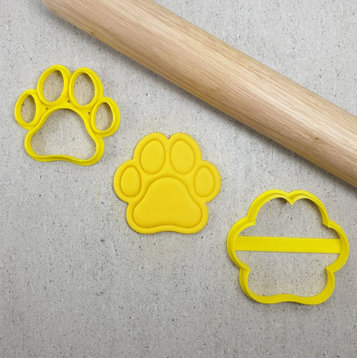 Paw Print Embosser & Cookie/Biscuit Cutter Set