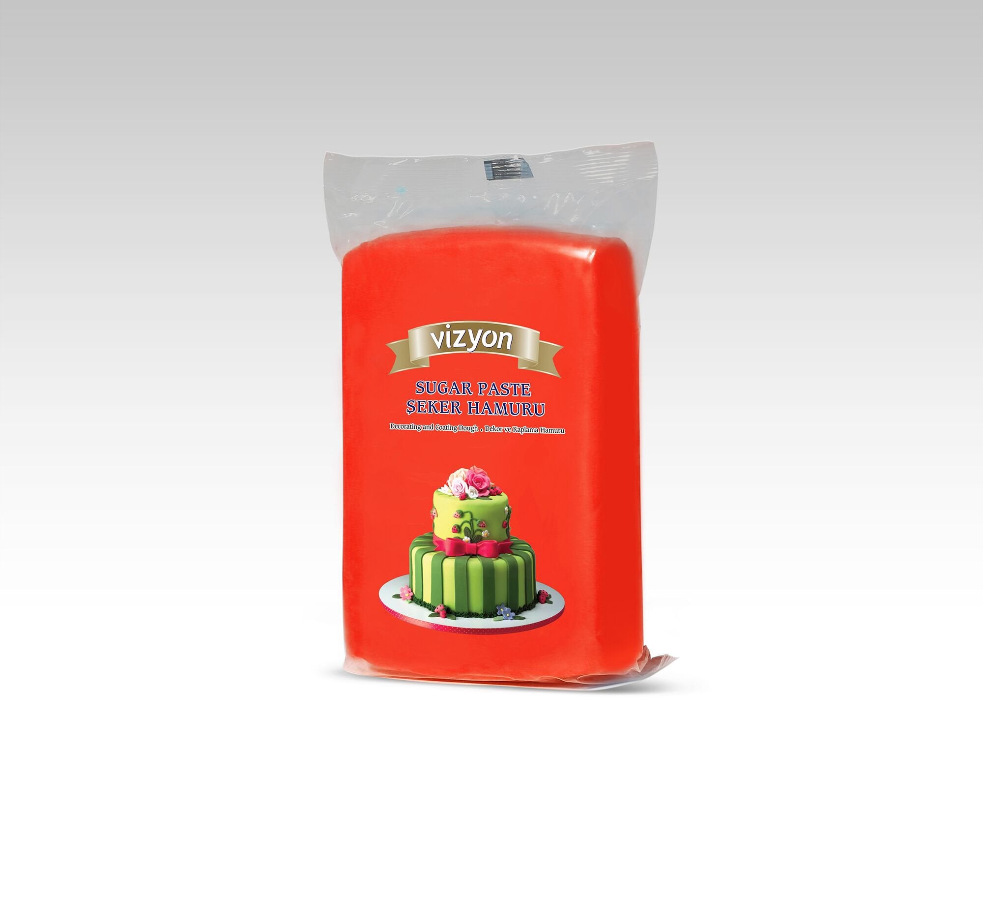 Vizyon Fondant Red 250g