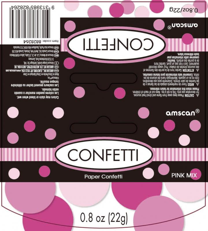 Confetti Circles Paper Pink Mix 22g