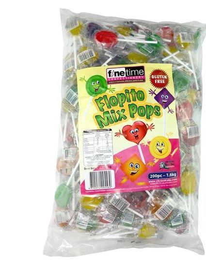 Confectionary Mixed Flopito Lollypops Approx 200 Mixed Lollies