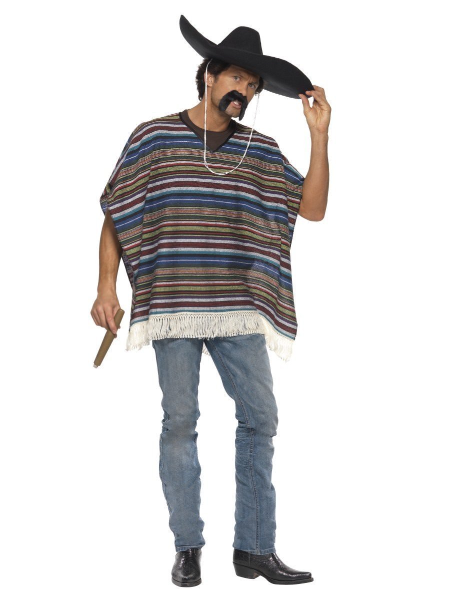 Costume Adult Mexican Poncho One Size