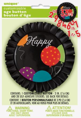 Badge Birthday Personalize It