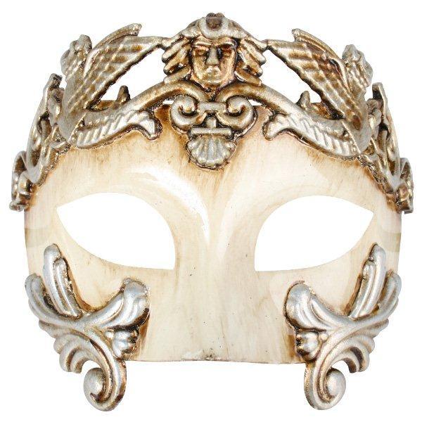 Mask Antonio Roman Silver & Ivory