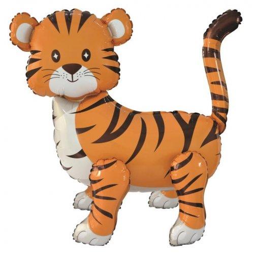 Balloon Foil Standing Airz Tiger 56cm X 58cm X 30cm Air Fill Only