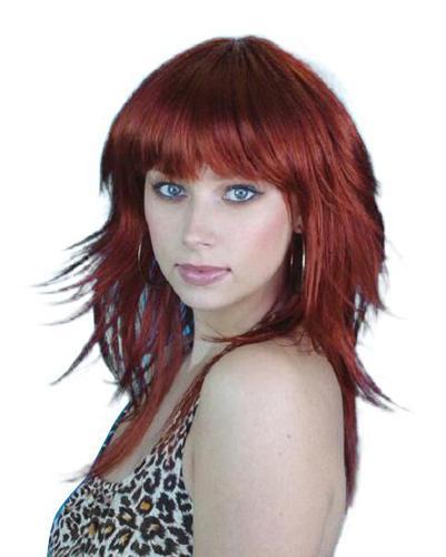 Wig Auburn Retro 80s Layered