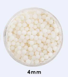 Cachous Matte White 4mm 85g