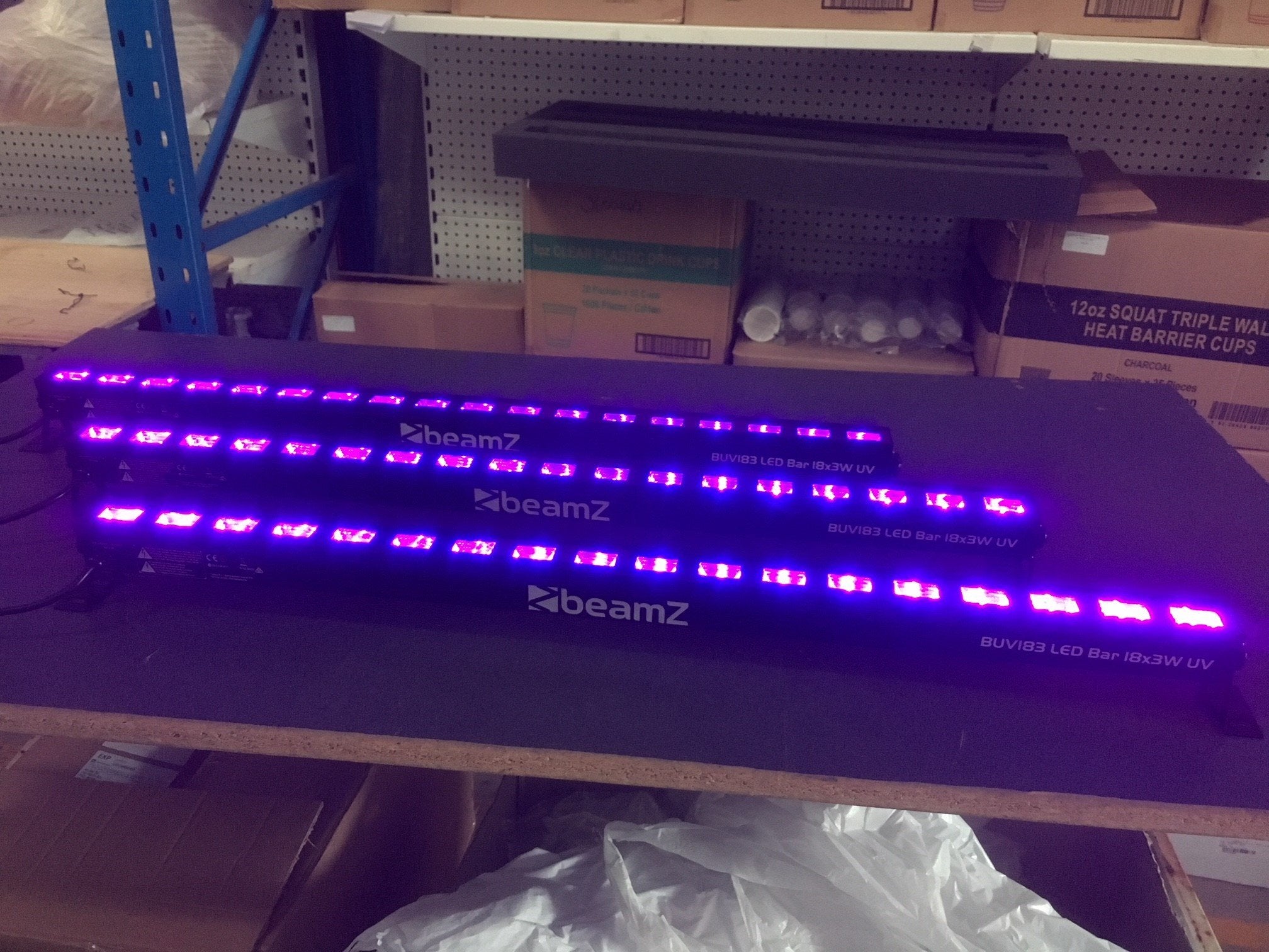 Uv Black Light Set Of 3 Hire