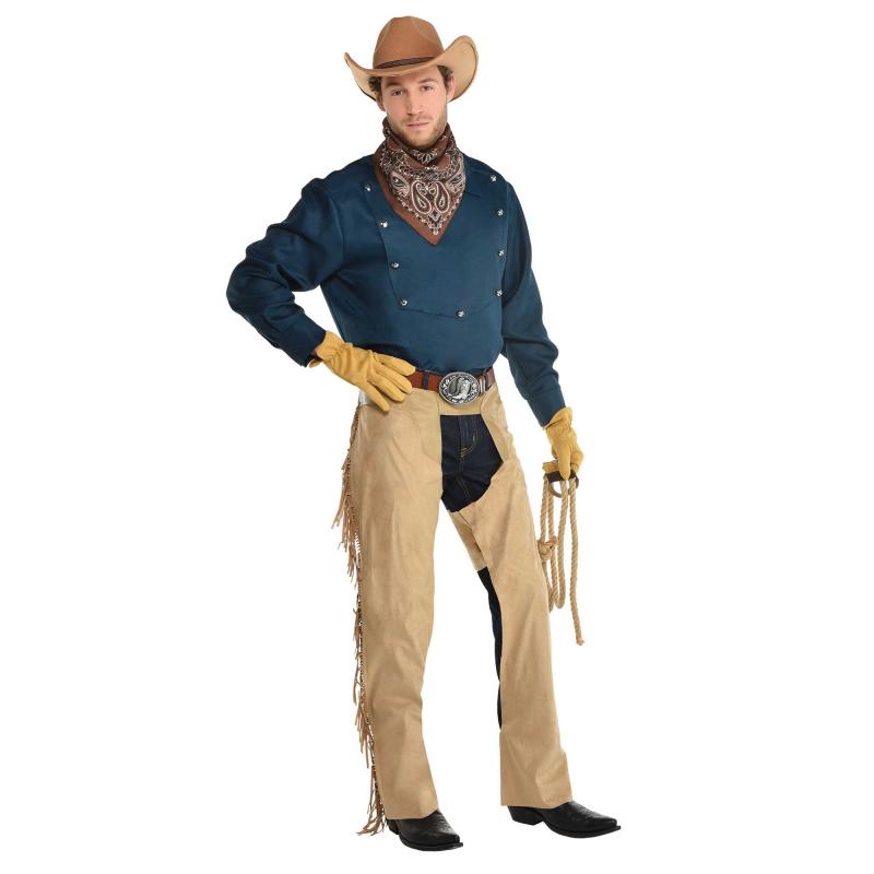 Cowboy Lasso Kit Includes Lasson Bandana Gloves & Belt Loop