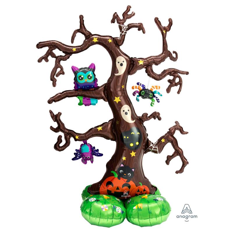 Balloon Airloonz Shape Halloween Creepy Tree 111cm X 157cm Air Fill Only